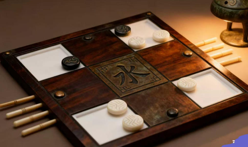 尧作围棋?不对,火皇阁揭示,他发明的是六博棋