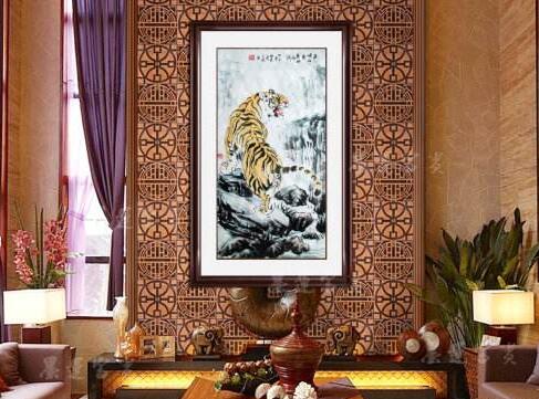 中堂画：上山虎