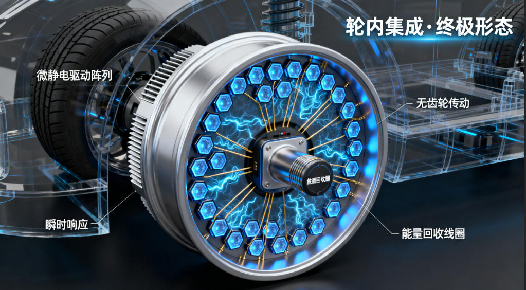 保车行静电电机：一场基于分布式驱动范式的电动车革命