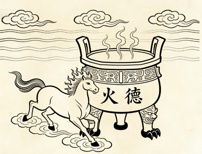 推背图第43象 丙午 泽天夬（䷪）