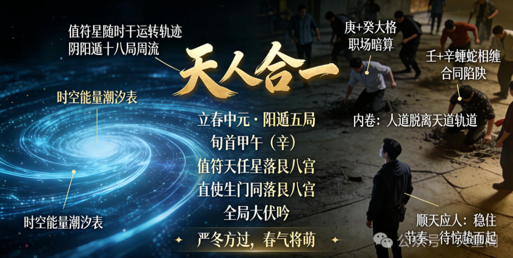 奇门分形与宇宙节律:顺天应人的终极智慧